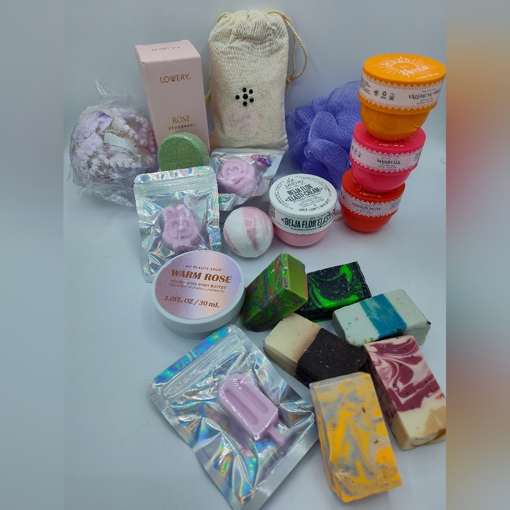 Bougie Body Bundle 💎 Baccarat 540 Bath Salts + Luxe Spa Butters & Artisan Soap